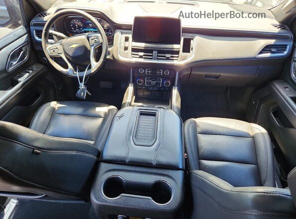 1GNSCCKDXPR101576 2023 CHEVROLET SUBURBAN Black Widok deski rozdzielczej