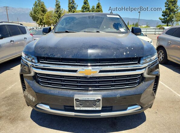 1GNSCCKDXPR101576 2023 CHEVROLET SUBURBAN Black Widok z przodu