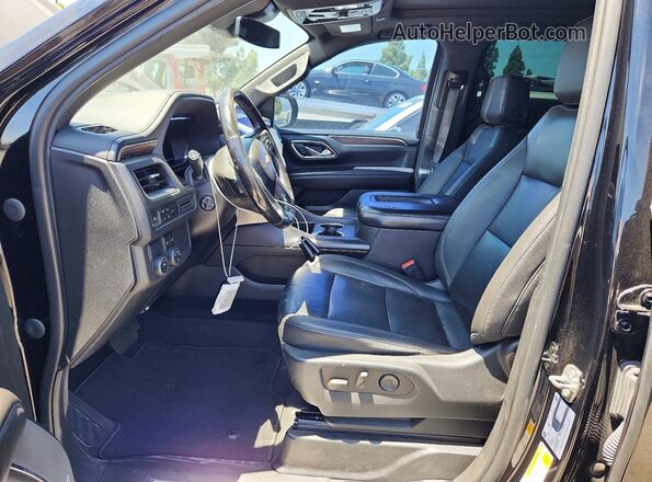 1GNSCCKDXPR101576 2023 CHEVROLET SUBURBAN Black Widok wnętrza z przodu