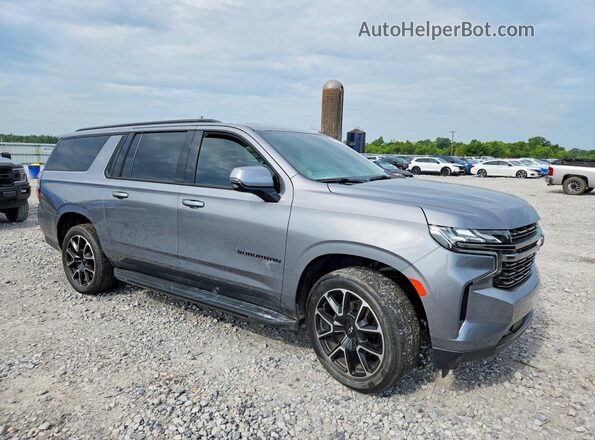 1GNSCEKD1MR326864 2021 CHEVROLET SUBURBAN Gray Front right