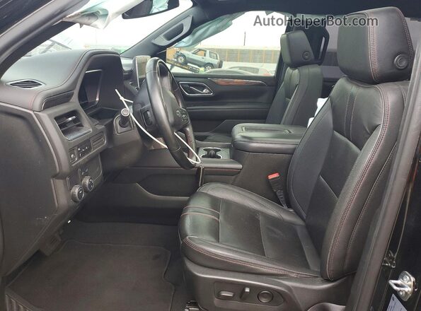 1GNSCEKD1PR336623 2023 CHEVROLET SUBURBAN Black Вид салону спереду