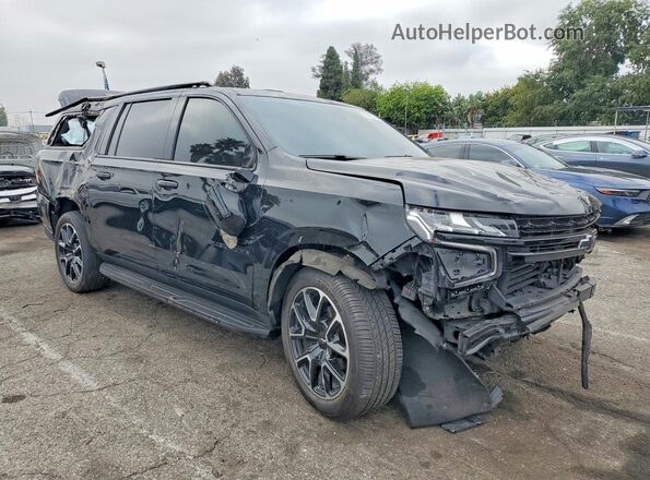 1GNSCEKD1PR336623 2023 CHEVROLET SUBURBAN Black Передня права чверть