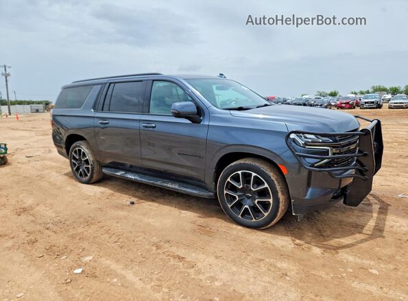 1GNSCEKD4MR254333 2021 CHEVROLET SUBURBAN Gray Передня права чверть