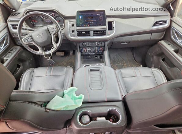 1GNSCEKD4MR254333 2021 CHEVROLET SUBURBAN Gray Вид панелі приладів