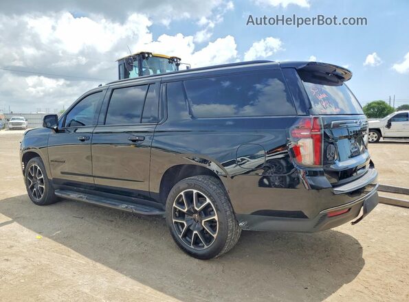 1GNSCEKD7MR301256 2021 CHEVROLET SUBURBAN Черный Задняя левая четверть