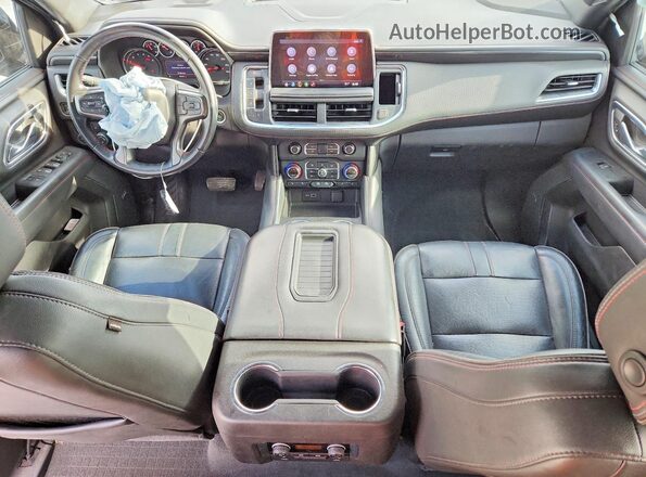1GNSCEKT1MR361623 2021 CHEVROLET SUBURBAN Черный Вид панели приборов