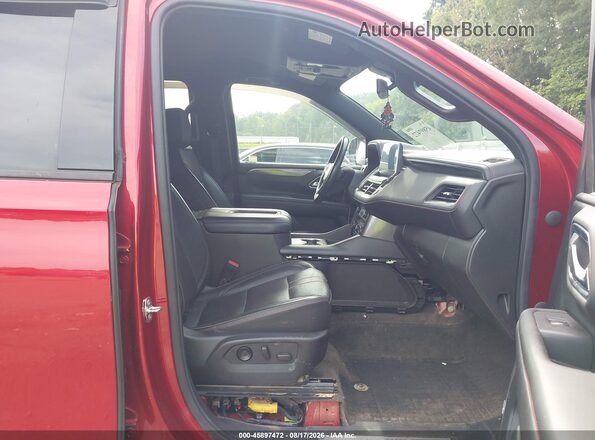 1GNSCEKT7MR388857 2021 CHEVROLET SUBURBAN Red წინა სალონის ხედი