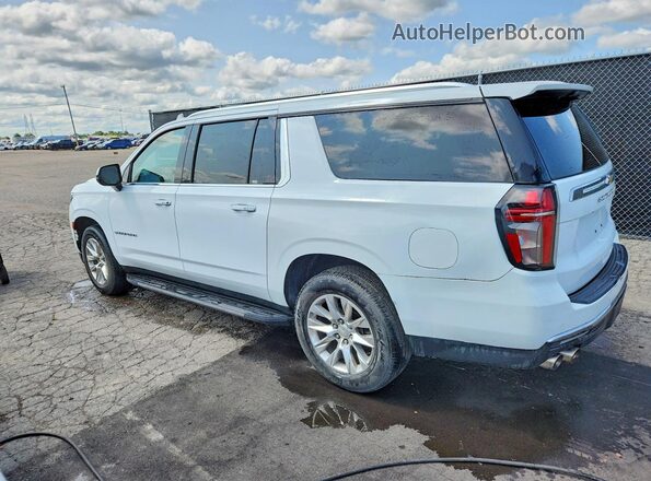 1GNSCFKD5NR190326 2022 CHEVROLET SUBURBAN White უკანა მარცხენა