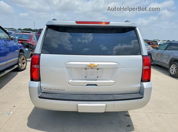 1GNSCGKC5HR386221 2017 CHEVROLET SUBURBAN Silver უკანა ხედი