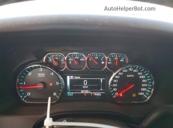 1GNSCGKC7LR275968 2020 CHEVROLET SUBURBAN White Widok zestawu wskaźników