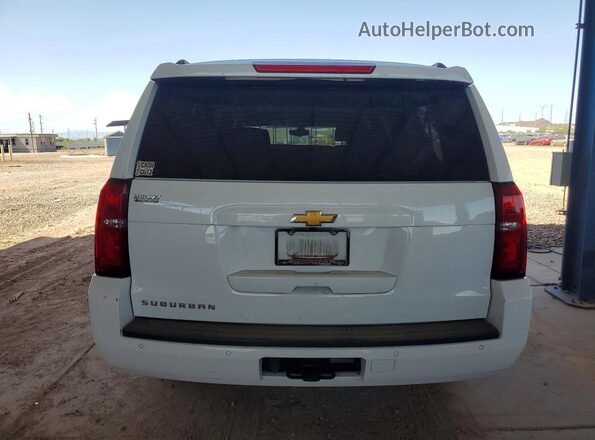 1GNSCGKC7LR275968 2020 CHEVROLET SUBURBAN White Widok z tyłu