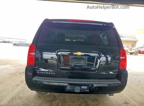 1GNSCGKC9GR291515 2016 CHEVROLET SUBURBAN Black უკანა ხედი