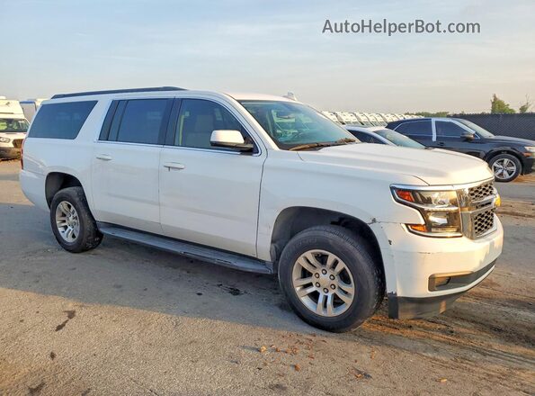 1GNSCGKC9LR175306 2020 CHEVROLET SUBURBAN Белый Передняя правая четверть