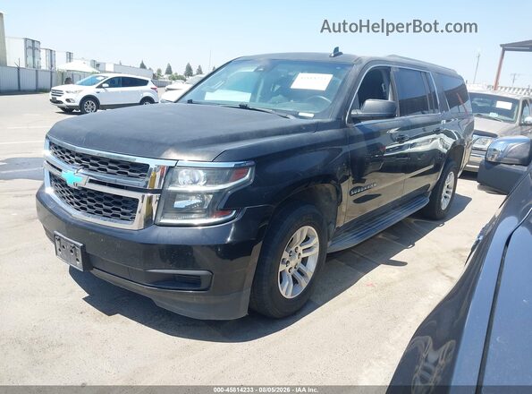 1GNSCHKC2HR223676 2017 CHEVROLET SUBURBAN Black Передня ліва чверть
