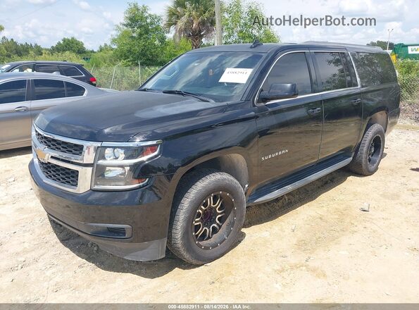 1GNSCHKC2JR169088 2018 CHEVROLET SUBURBAN Black Передня ліва чверть