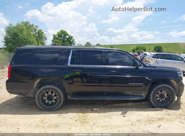 1GNSCHKC2JR169088 2018 CHEVROLET SUBURBAN Black Вид задньої частини салону