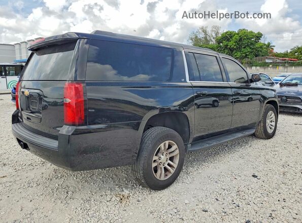 1GNSCHKC5JR143231 2018 CHEVROLET SUBURBAN Черный Задняя правая четверть