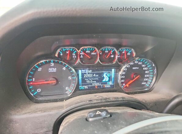 1GNSCHKC6LR301644 2020 CHEVROLET SUBURBAN Gray Instrument cluster view