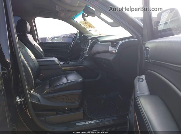 1GNSCHKC7JR106715 2018 CHEVROLET SUBURBAN Black Front interior view