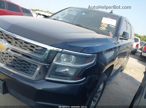 1GNSCHKC7JR106715 2018 CHEVROLET SUBURBAN Black Front left