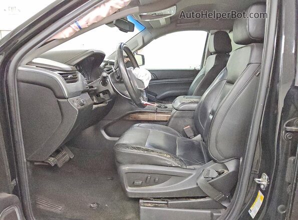 1GNSCHKC9JR350396 2018 CHEVROLET SUBURBAN Black Вид салону спереду