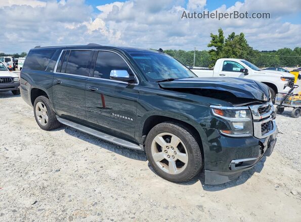 1GNSCJKC4GR318407 2016 CHEVROLET SUBURBAN Green Delantero derecho