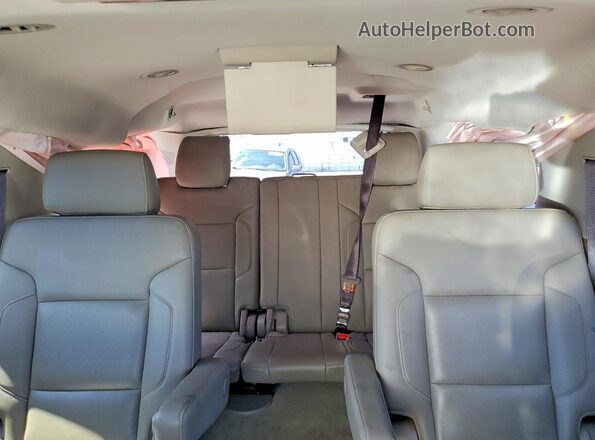 1GNSCJKC4HR343695 2017 CHEVROLET SUBURBAN Gray უკანა სავარძლების ხედი