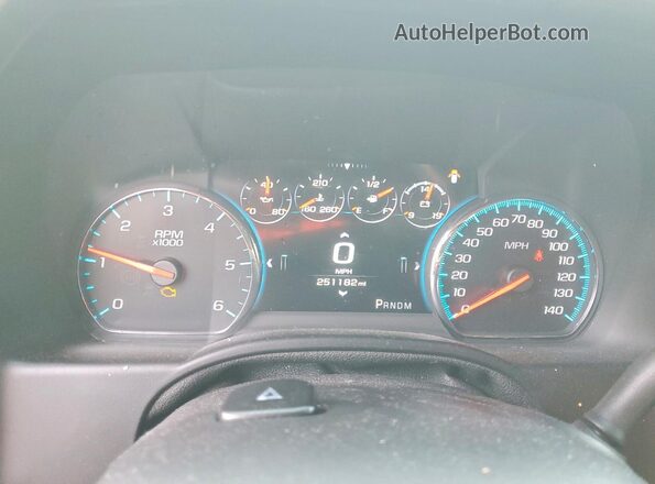 1GNSCJKC7GR329000 2016 CHEVROLET SUBURBAN Gray Vista del cuadro de instrumentos