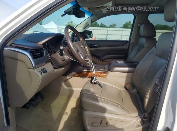 1GNSCJKC7GR371456 2016 CHEVROLET SUBURBAN White Vista interior delantera