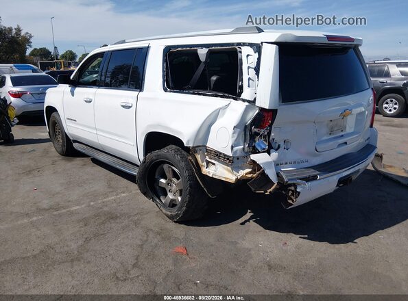 1GNSCJKC8JR101451 2018 CHEVROLET SUBURBAN White Tył lewy