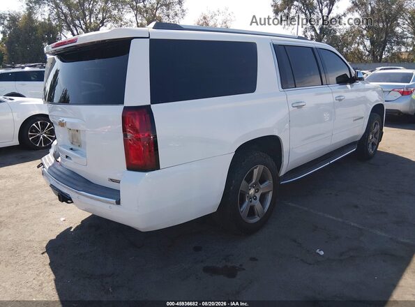 1GNSCJKC8JR101451 2018 CHEVROLET SUBURBAN White Tył prawy
