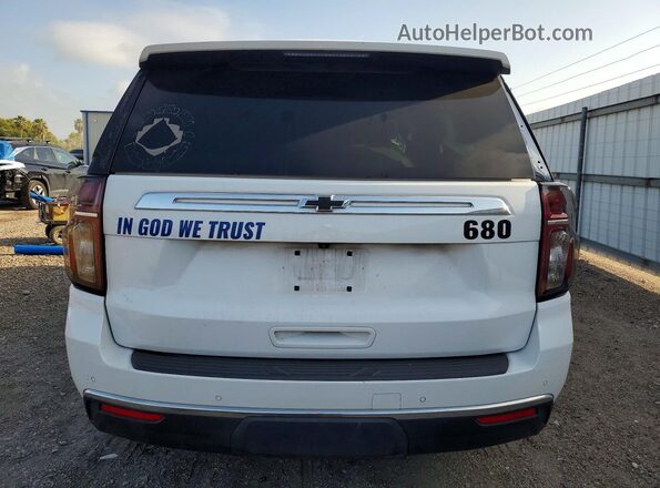 1GNSCLED0PR448488 2023 CHEVROLET TAHOE White Вид ззаду