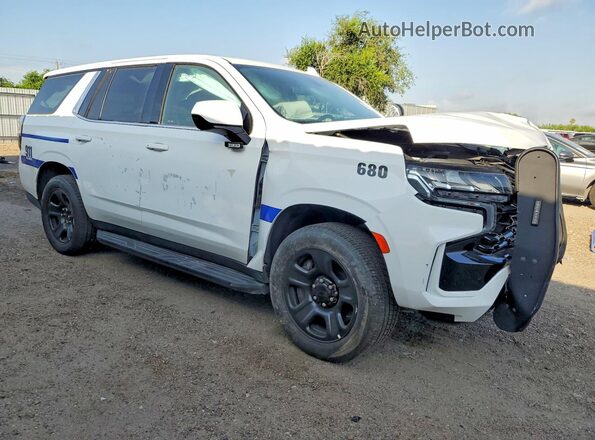 1GNSCLED0PR448488 2023 CHEVROLET TAHOE White Передня права чверть