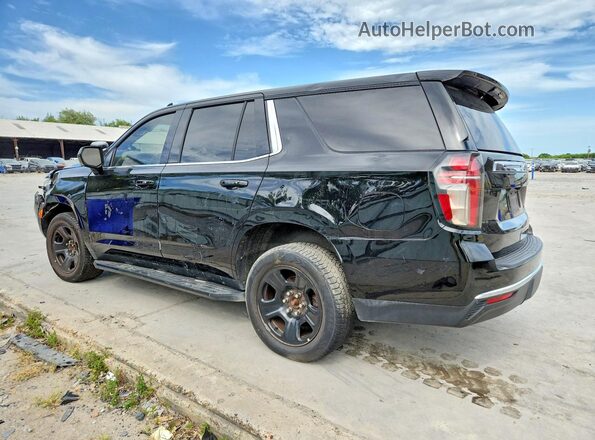 1GNSCLED3NR266460 2022 CHEVROLET TAHOE Black Trasero izquierdo