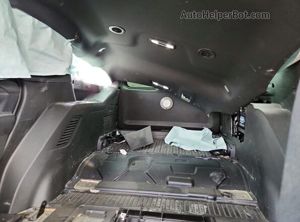 1GNSCLED3NR266460 2022 CHEVROLET TAHOE Black Vista de los asientos traseros
