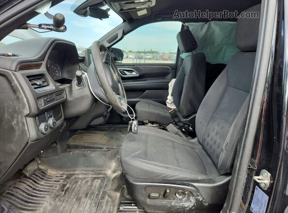 1GNSCLED3NR266460 2022 CHEVROLET TAHOE Black Vista interior delantera