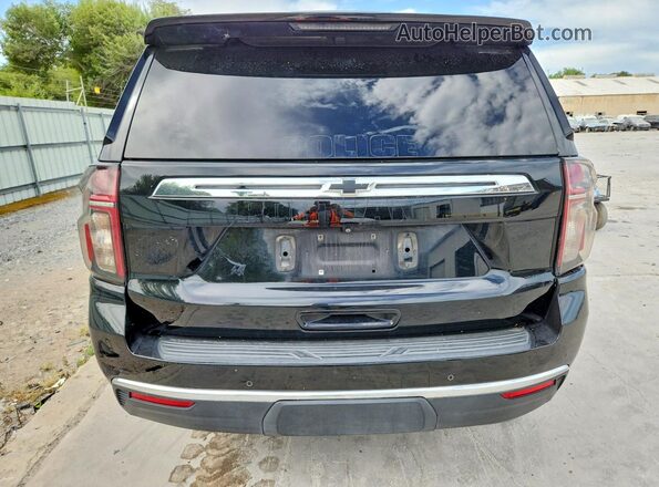1GNSCLED3NR266460 2022 CHEVROLET TAHOE Black Vista trasera