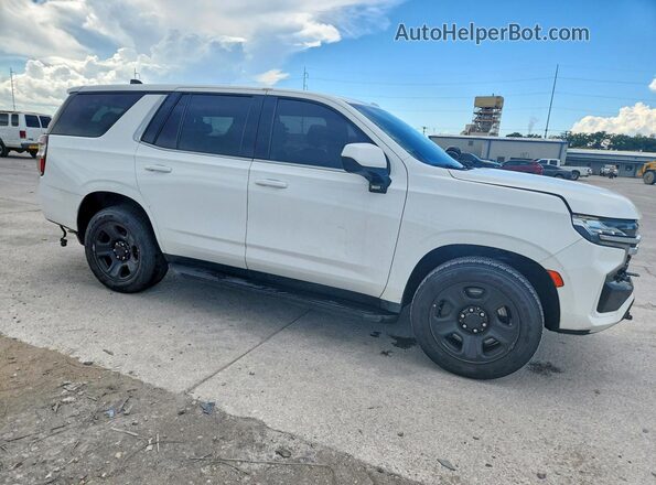 1GNSCLEDXNR140273 2022 CHEVROLET TAHOE White Передня права чверть