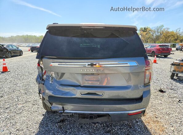 1GNSCMKD9MR295289 2021 CHEVROLET TAHOE Gray Widok z tyłu
