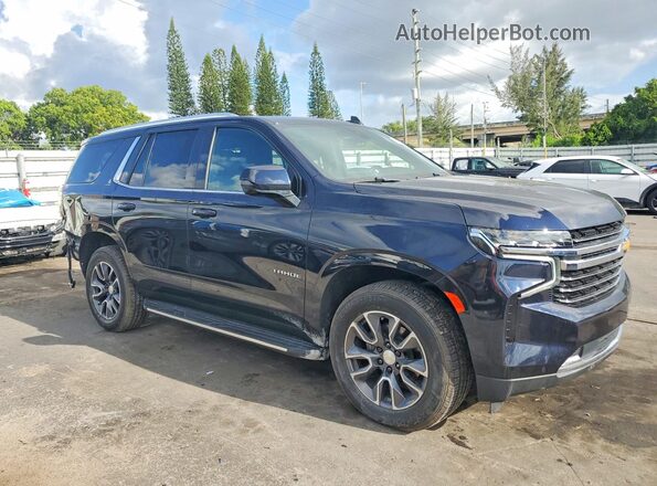 1GNSCNKD0MR321591 2021 CHEVROLET TAHOE Blue Delantero derecho
