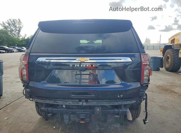 1GNSCNKD0MR321591 2021 CHEVROLET TAHOE Blue Vista trasera