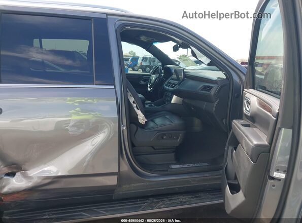 1GNSCNKD1MR141746 2021 CHEVROLET TAHOE Серый Вид салона спереди