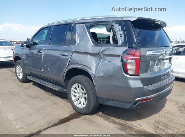 1GNSCNKD1MR141746 2021 CHEVROLET TAHOE Серый Задняя левая четверть
