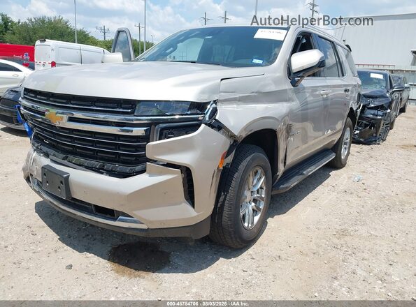 1GNSCNKD3NR207327 2022 CHEVROLET TAHOE Серебряный Передняя левая четверть