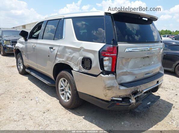 1GNSCNKD3NR207327 2022 CHEVROLET TAHOE Серебряный Задняя левая четверть
