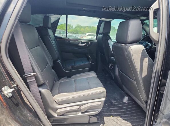 1GNSCNKD4NR130855 2022 CHEVROLET TAHOE Black Widok wnętrza z tyłu