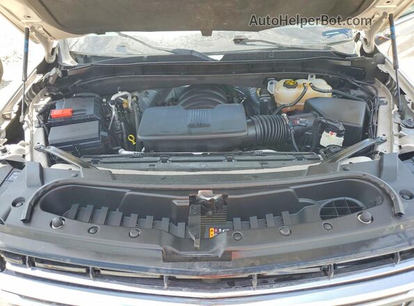 1GNSCNKD4PR222390 2023 CHEVROLET TAHOE Silver Engine compartment view