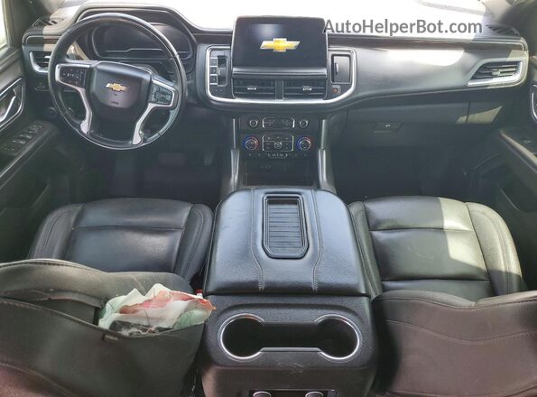 1GNSCNKD4PR222390 2023 CHEVROLET TAHOE Silver Dashboard view