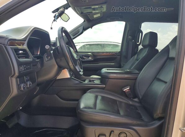 1GNSCNKD4PR222390 2023 CHEVROLET TAHOE Silver Front interior view