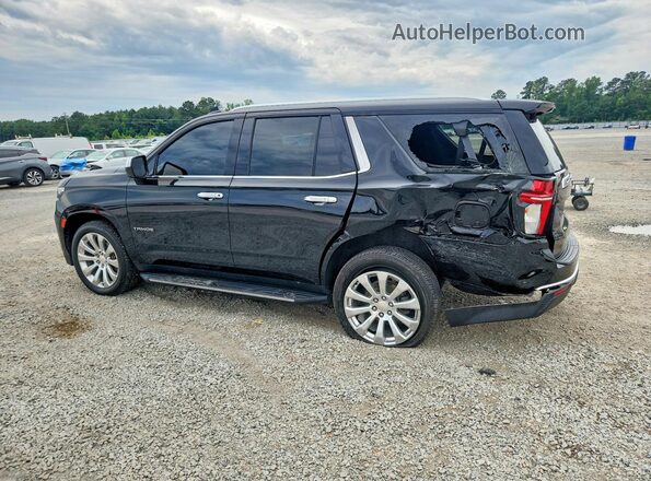 1GNSCNKD6MR266421 2021 CHEVROLET TAHOE Black Trasero izquierdo